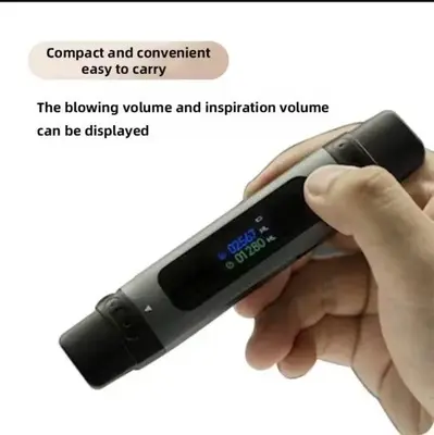 Smart Breathing Trainer with Breath Monitor, Lung Exercise Device photo 3