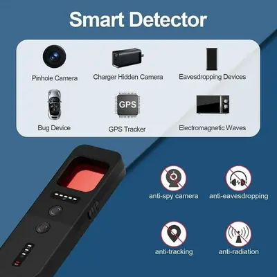 Rechargeable Hidden Camera and GPS Tracker Detector, RF Signal Scanner photo 3
