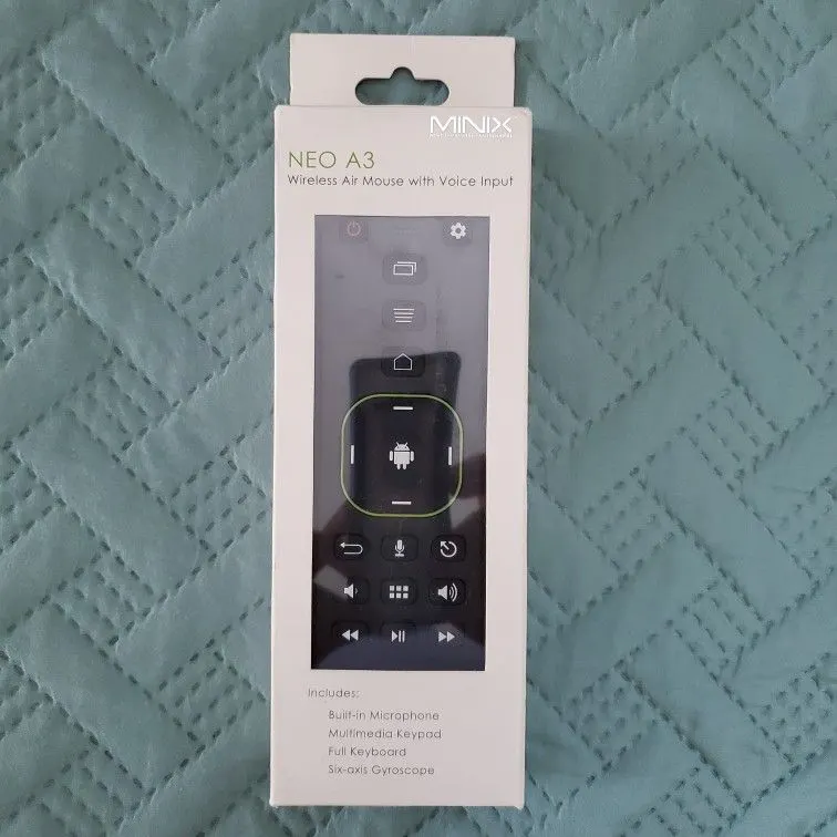 MINIX NEO A3 Keyboard and 6-Axis Gyro Voice Remote for Android