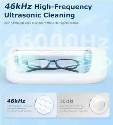 Ultrasonic Cleaner for Jewelry, Retainers, Razors and Tableware photo 3