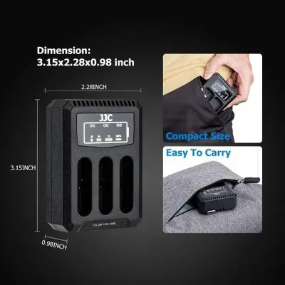 Multi-Battery USB Charger for Ricoh DB-110 and Olympus LI-90B photo 8