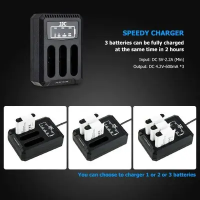 Multi-Battery USB Charger for Ricoh DB-110 and Olympus LI-90B photo 5