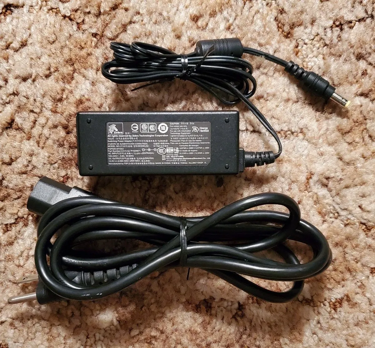 Original Zebra FSP025-DYAA3 12V 2.08A AC/DC Adapter