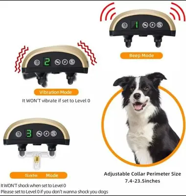 Automatic Anti-Bark Dog Collar: Sound, Vibration and Shock Modes photo 5