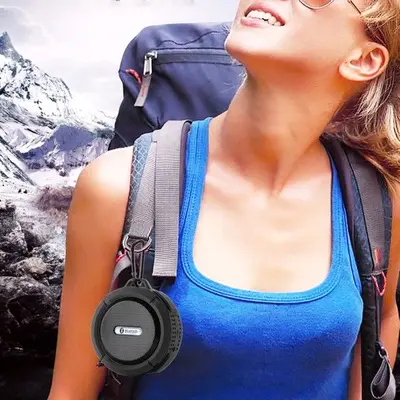 Waterproof Bluetooth Shower Speaker with Suction Cup photo 6