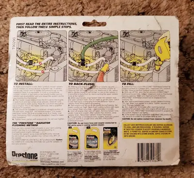 Prestone Flush 'N Fill Radiator Cleaner Kit photo 2