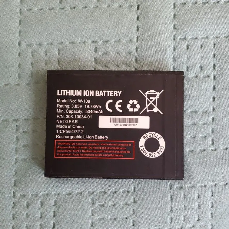 5040mAh W-10a Battery for Netgear MR1100 Nighthawk M1 Hotspot