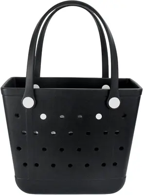 Addoklm Lightweight Waterproof Rubber Beach Tote Bag