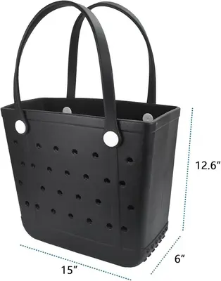 Addoklm Lightweight Waterproof Rubber Beach Tote Bag photo 3