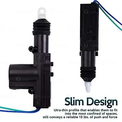 Zone Tech Universal High-Power Door Lock Actuator Kit, 2-Pack photo 5