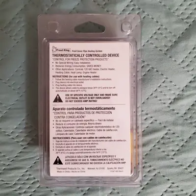 Frost King 099000 Self-Regulating Thermostat for Heat Cable Kits photo 2