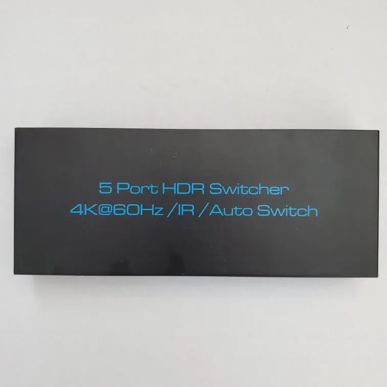 5-Port 4K@60Hz HDMI 2.0 Switch with HDR (No Remote)