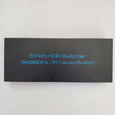 5-Port 4K@60Hz HDMI 2.0 Switch with HDR (No Remote)