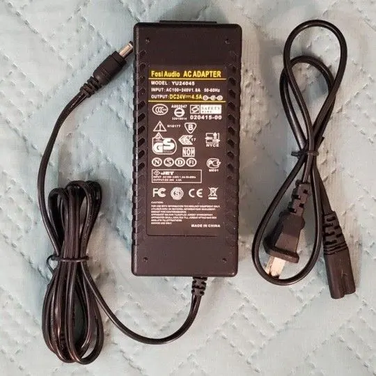 Fosi Audio 24V 4.5A Power Supply for TPA3116 / TDA7498E Amplifiers