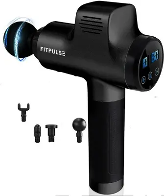 FITPULSE Percussion Muscle Massage Gun with 4 Heads photo 9