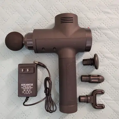 FITPULSE Percussion Muscle Massage Gun with 4 Heads