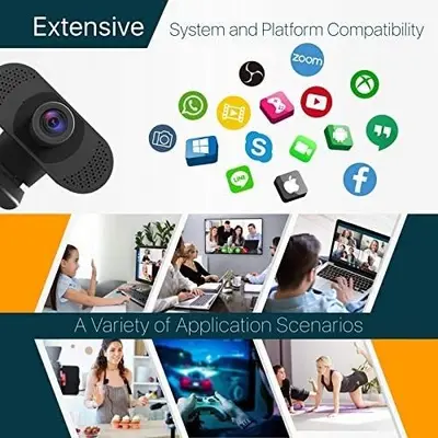 HD 1080P USB Webcam with Microphone, Plug and Play photo 7