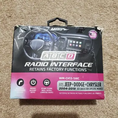 Metra WM-CH13-SWC Radio Data Interface for Chrysler, Dodge, Jeep 2004-2009