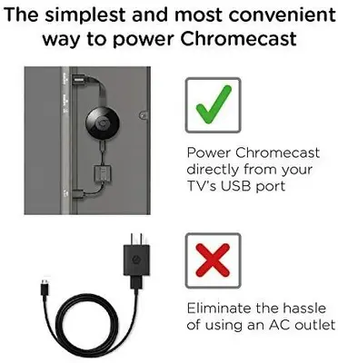 Mission Power USB Cable for New and Old Chromecast photo 3