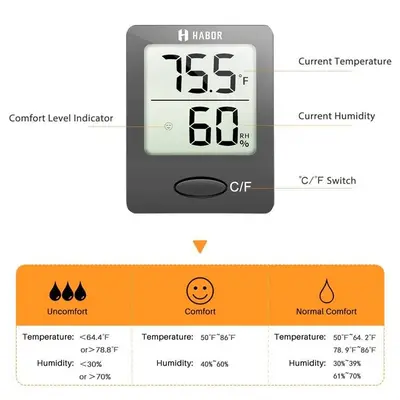 Digital Indoor Hygrometer and Room Thermometer photo 4
