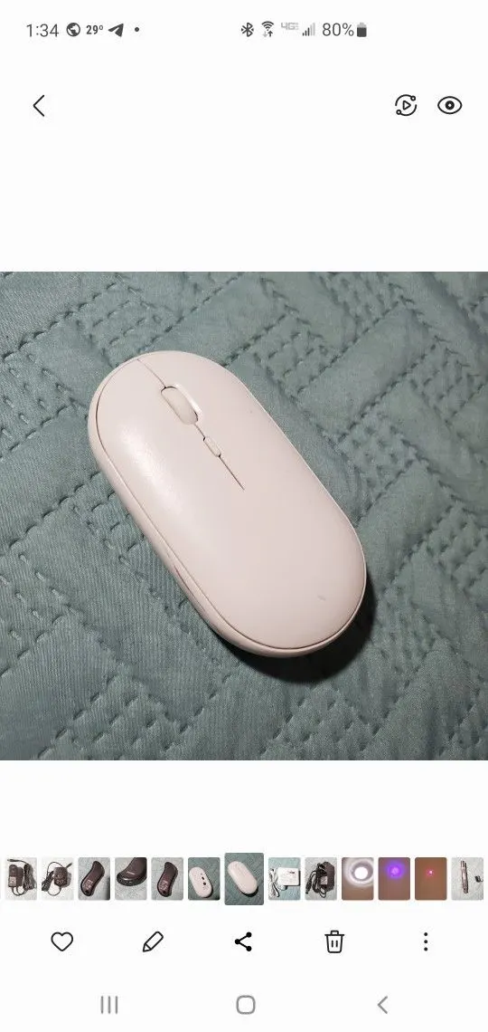 Apple Ultra-Thin Rechargeable Wireless Optical Mouse