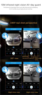 1080P Smart Wireless WiFi Home Security Camera, Two-Way Audio photo 12