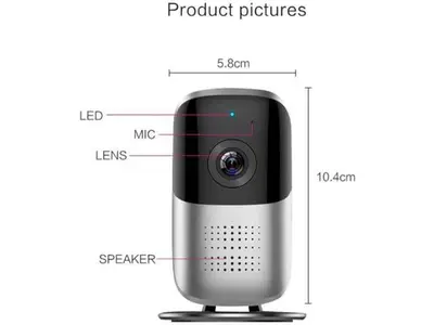1080P Smart Wireless WiFi Home Security Camera, Two-Way Audio photo 6