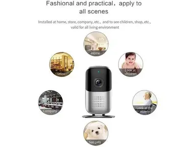 1080P Smart Wireless WiFi Home Security Camera, Two-Way Audio photo 8