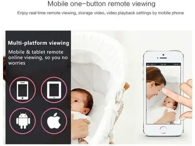 1080P Smart Wireless WiFi Home Security Camera, Two-Way Audio photo 5