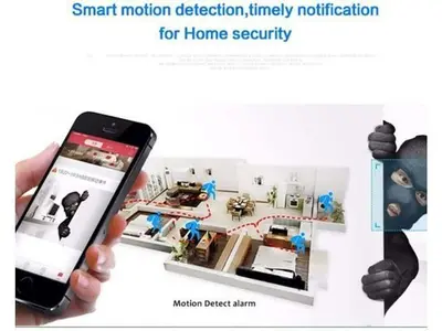 1080P Smart Wireless WiFi Home Security Camera, Two-Way Audio photo 4