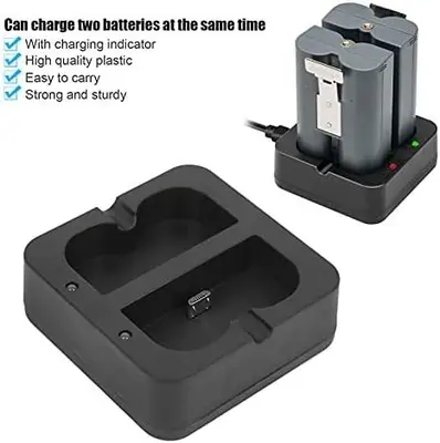 Hilitand Dual Battery Charger for Video Doorbell, 5V 800mA x2 photo 3