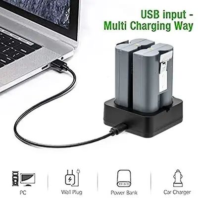 Hilitand Dual Battery Charger for Video Doorbell, 5V 800mA x2 photo 4