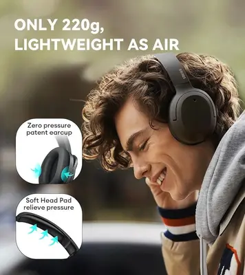 Edifier W820NB Plus Hybrid ANC Wireless Headphones, LDAC Hi-Res photo 5