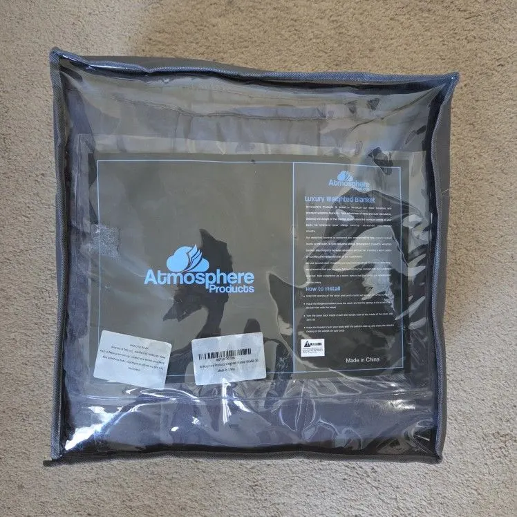 Atmosphere Luxury Weighted Blanket 60x80 in, 20 lb, Cooling