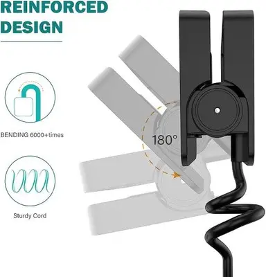 USB Charging Clip Cable for Halo Activity Tracker, 3.3 ft photo 3