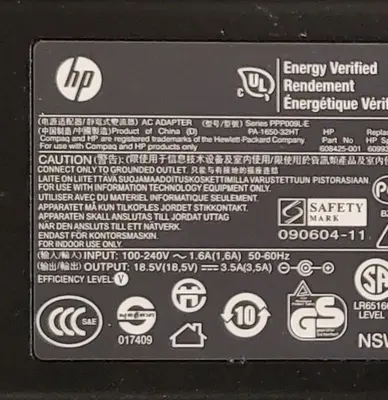 65W 18.5V 3.5A 7.4x5.0mm AC Adapter for HP N17908 photo 3