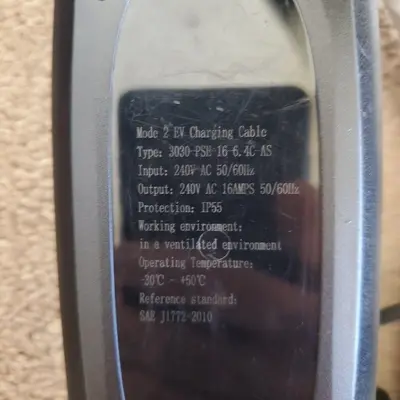 Level 2 EV Fast Charger, 110V/240V, 16A, J1772 photo 4