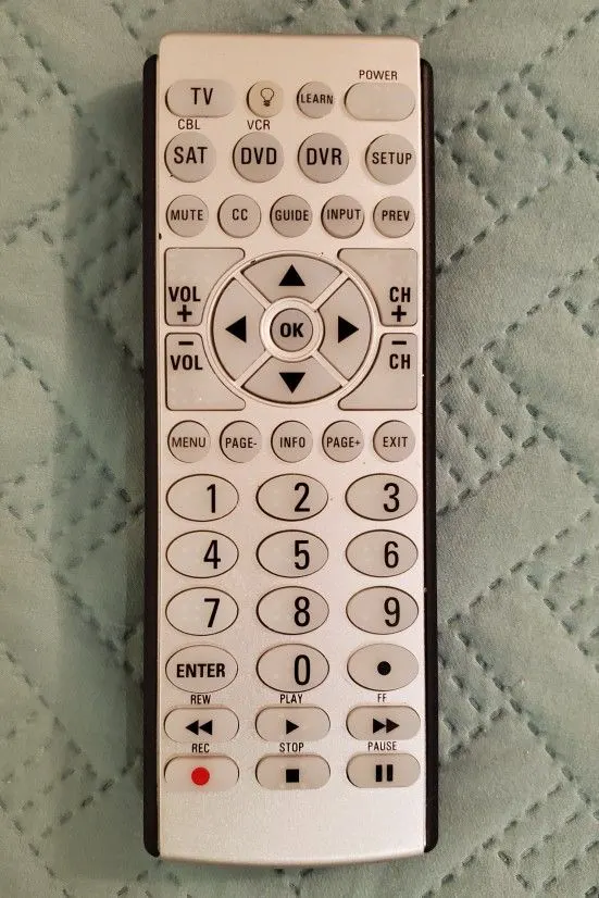 Big Button Universe 4-Device Universal Senior Remote with Stand
