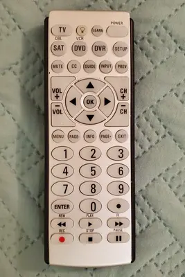 Big Button Universe 4-Device Universal Senior Remote with Stand
