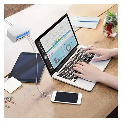 50W 5-Port USB Desktop Charging Station with LCD Display photo 8