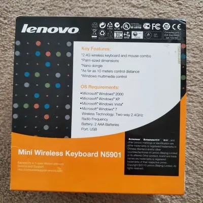 Lenovo N5901 Multimedia Remote with Keyboard photo 2