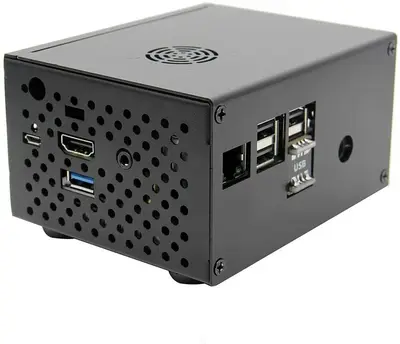 Geekworm X820 Metal Case with Power Switch for Raspberry Pi 3B+/3B photo 5