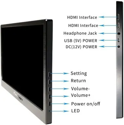 Prechen 13.3" 2K QHD 2560x1440 IPS Portable Monitor photo 8