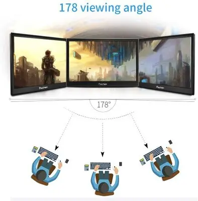 Prechen 13.3" 2K QHD 2560x1440 IPS Portable Monitor photo 7