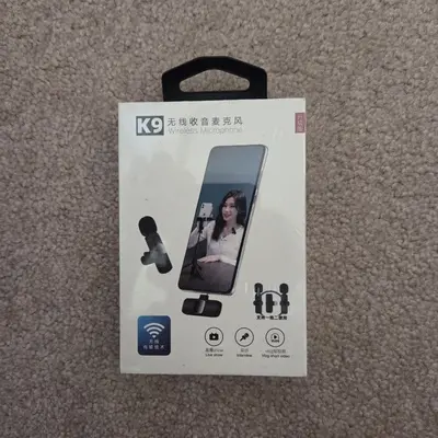 K9 Wireless Lavalier Microphone for iPhone and iPad, Plug and Play