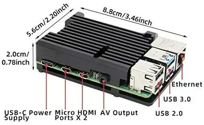 Geekworm Raspberry Pi 4 Armor Aluminum Case photo 8