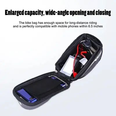 Touchscreen Bike Frame Bag and Phone Holder photo 6