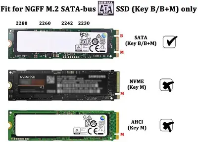 M.2 SATA SSD to USB 3.0 External SSD Enclosure Adapter photo 4