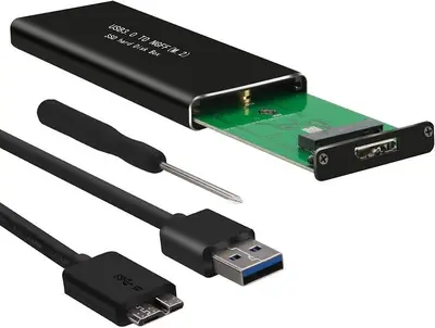 M.2 SATA SSD to USB 3.0 External SSD Enclosure Adapter