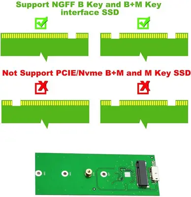 M.2 SATA SSD to USB 3.0 External SSD Enclosure Adapter photo 5